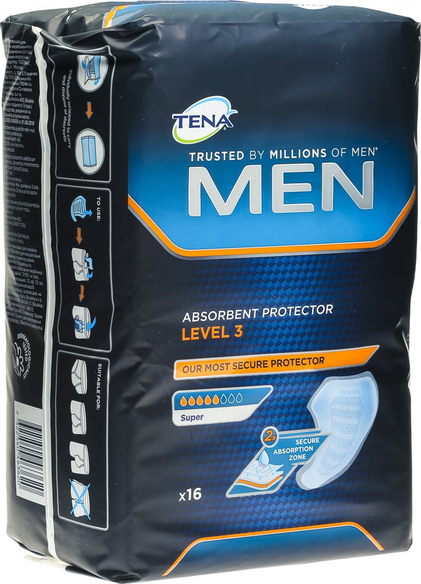 Tena Men Level 3 Einlage 16 Stück in der Adler Apotheke