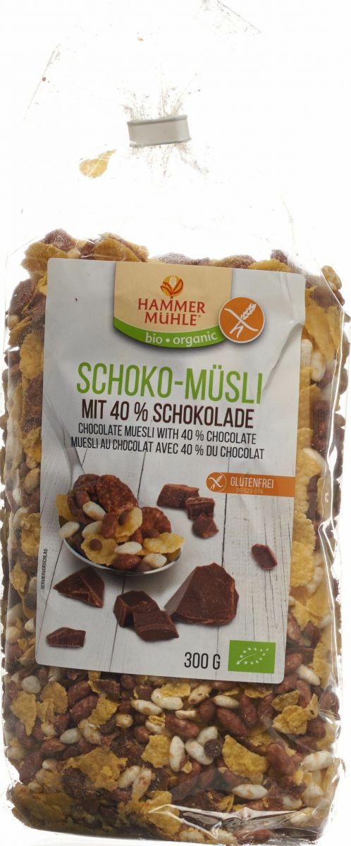 Hammermühle Schoko Muesli Glutenfrei 300g in der Adler Apotheke