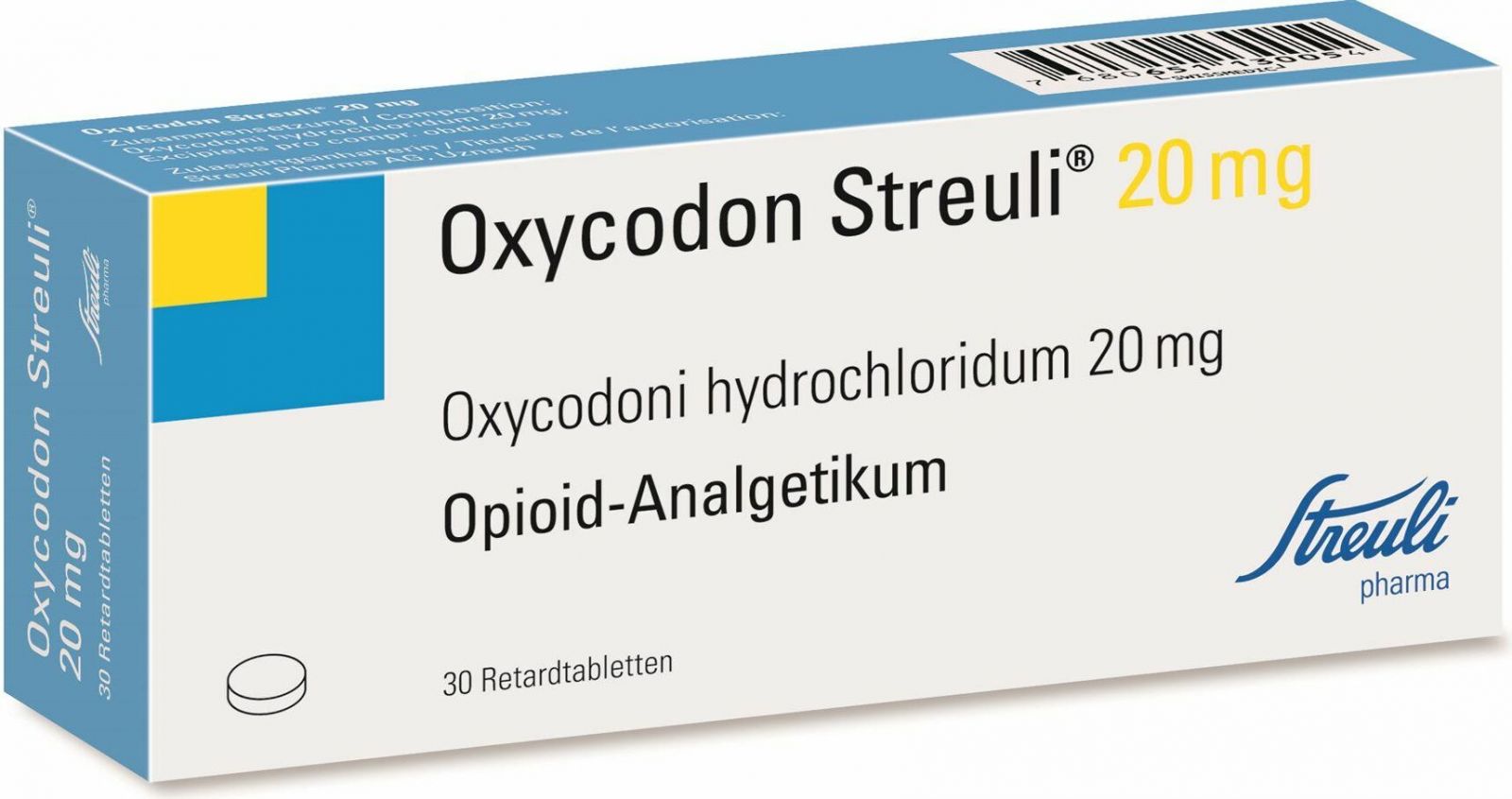 Oxycodon Streuli Retard Tabletten 20mg 30 Stück In Der Adler Apotheke 5580