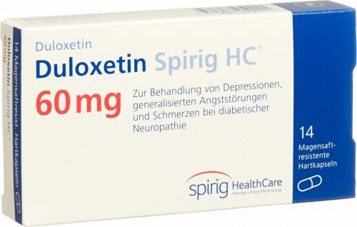 Duloxetin Spirig HC Kapseln 60mg 14 Stück in der Adler Apotheke