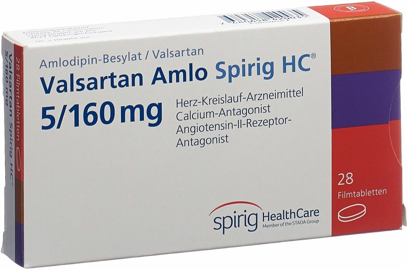 Valsartan Amlo Spirig Hc Filmtabletten 5160mg 28 Stück In Der Adler