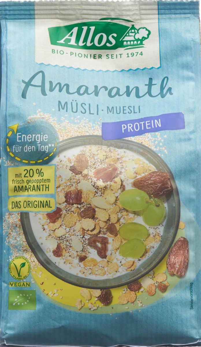 Allos Amaranth Muesli Protein 375g In Der Adler Apotheke