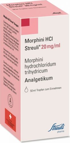 Morphini HCl Streuli Tropfen 20mg/ml Flasche 50ml in der Adler Apotheke