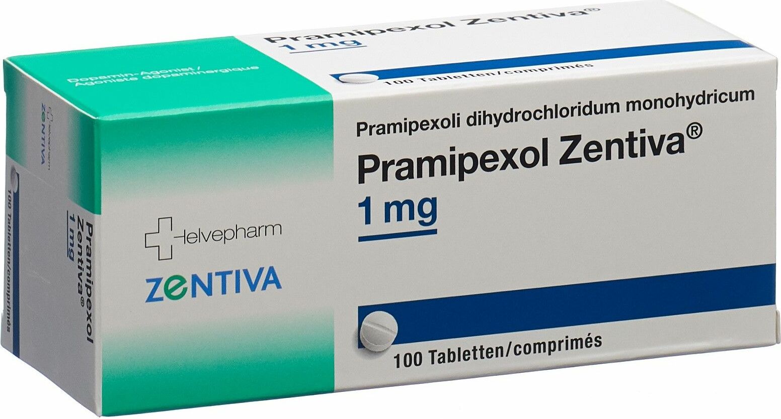 Pramipexol Zentiva Tabletten 1mg 100 Stück in der Adler Apotheke