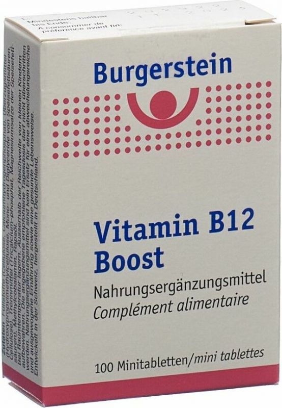 Burgerstein Vitamin B12 Boost Minitabletten 100 Stück In Der Adler Apotheke