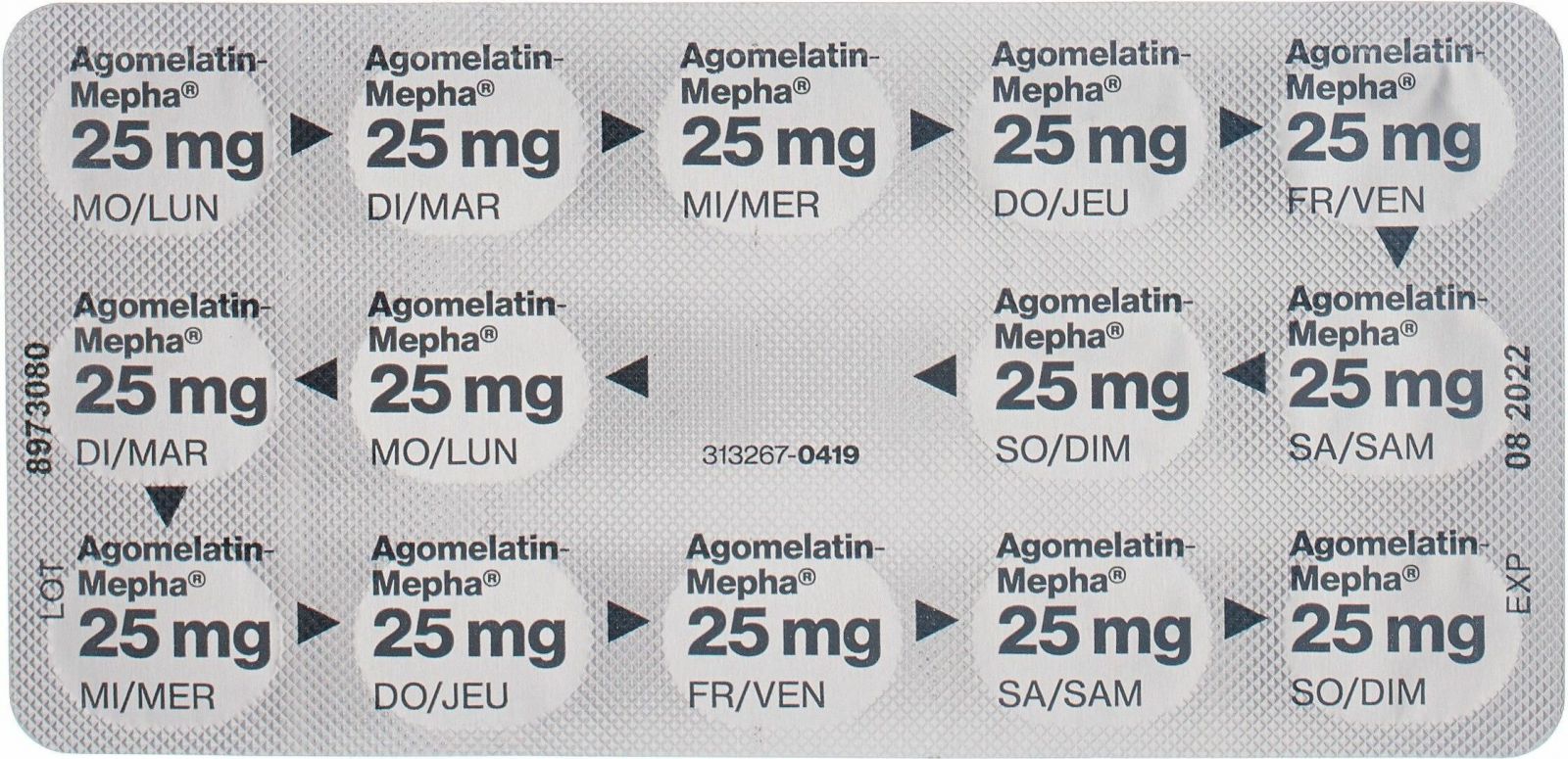 Agomelatin Mepha Lactab 25mg 28 Stuck In Der Adler Apotheke