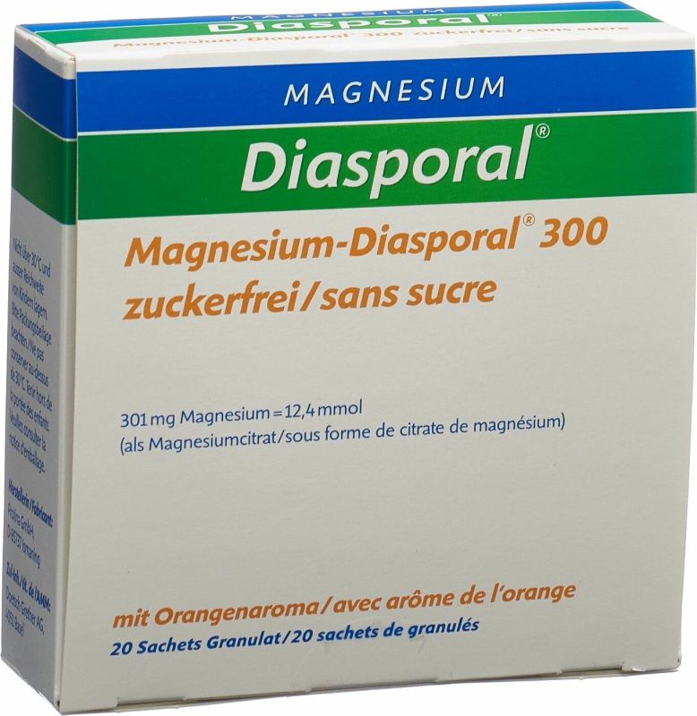 Magnesium Diasporal 300mg Zuckerfrei 20 Stück in der Adler Apotheke