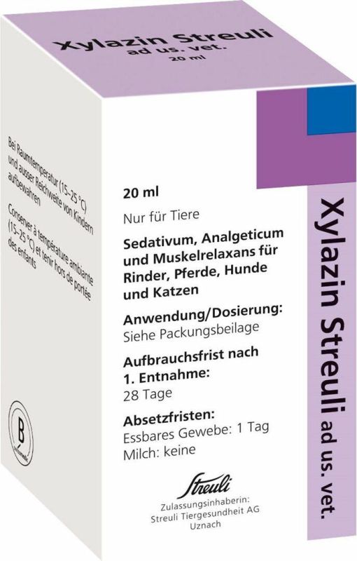 Xylazin Streuli Injektionslösung 20mg ml Ad Us Vet 20ml in der Adler