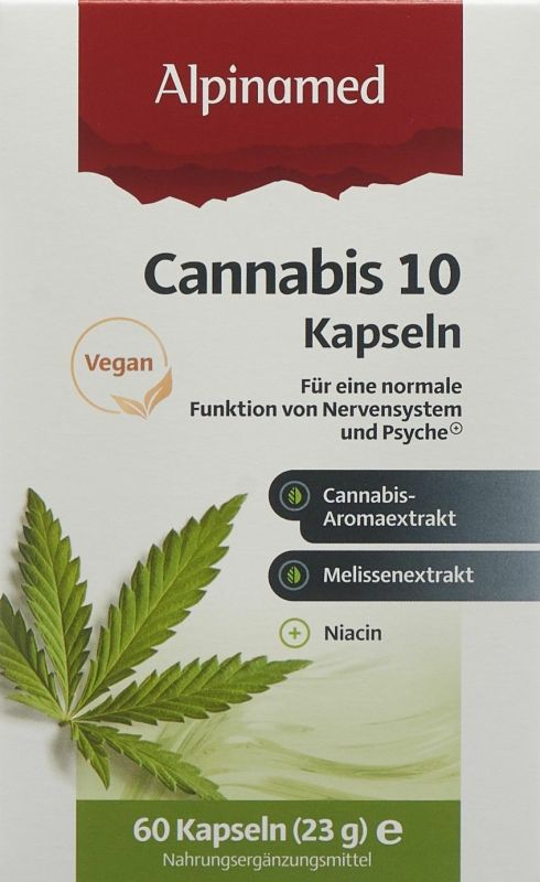 Alpinamed Cannabis 10 Kapseln 60 Stück In Der Adler Apotheke