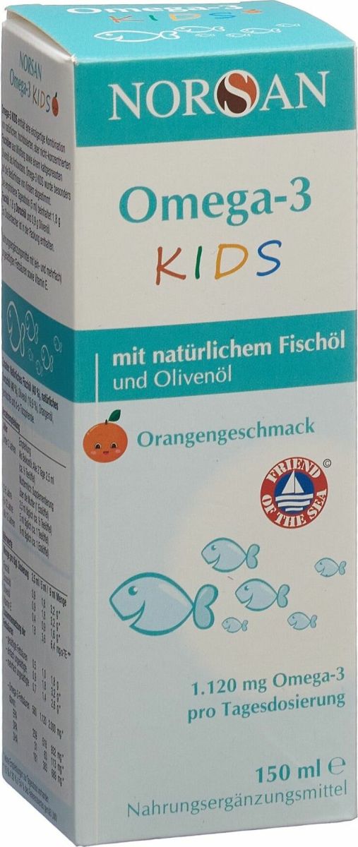 norsan omega 3 fisk für kinder flüssig 150 ml