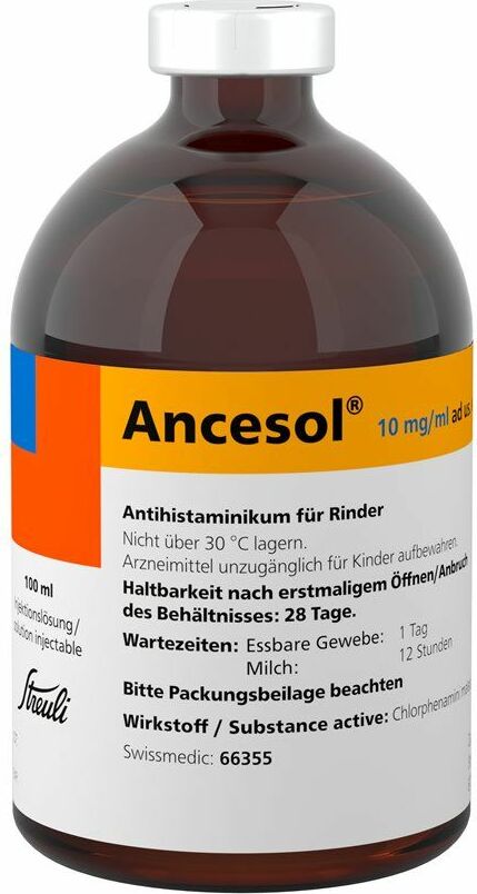 Ancesol Injektionsl Sung Mg Ml Ad Us Vet Flasche Ml In Der Adler