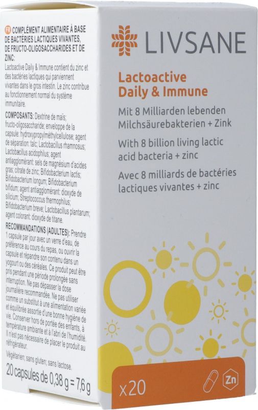 Livsane Lactoactive Daily Immune Dose St Ck In Der Adler Apotheke