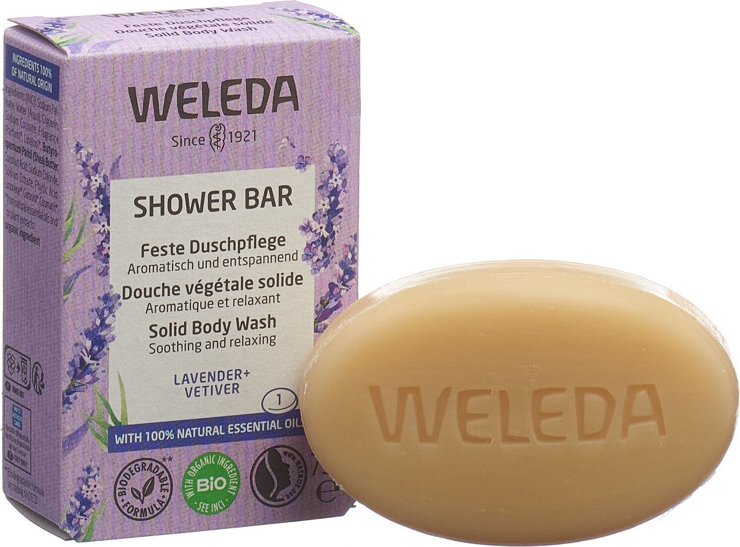 Weleda Feste Duschpflege Lavender Vetiver G In Der Adler Apotheke