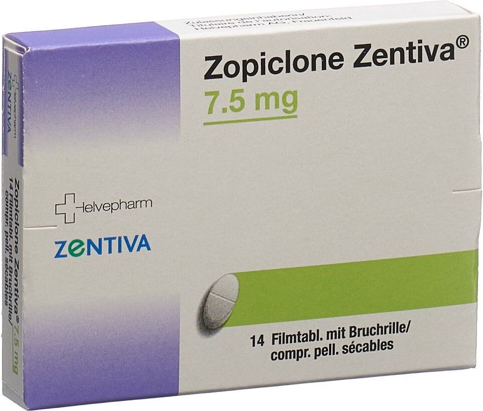 Zopiclone Zentiva Filmtabletten 7 5mg 14 Stück in der Adler Apotheke