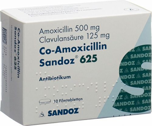 Co Amoxicillin Sandoz Filmtabletten 625mg 10 Stück In Der Adler Apotheke