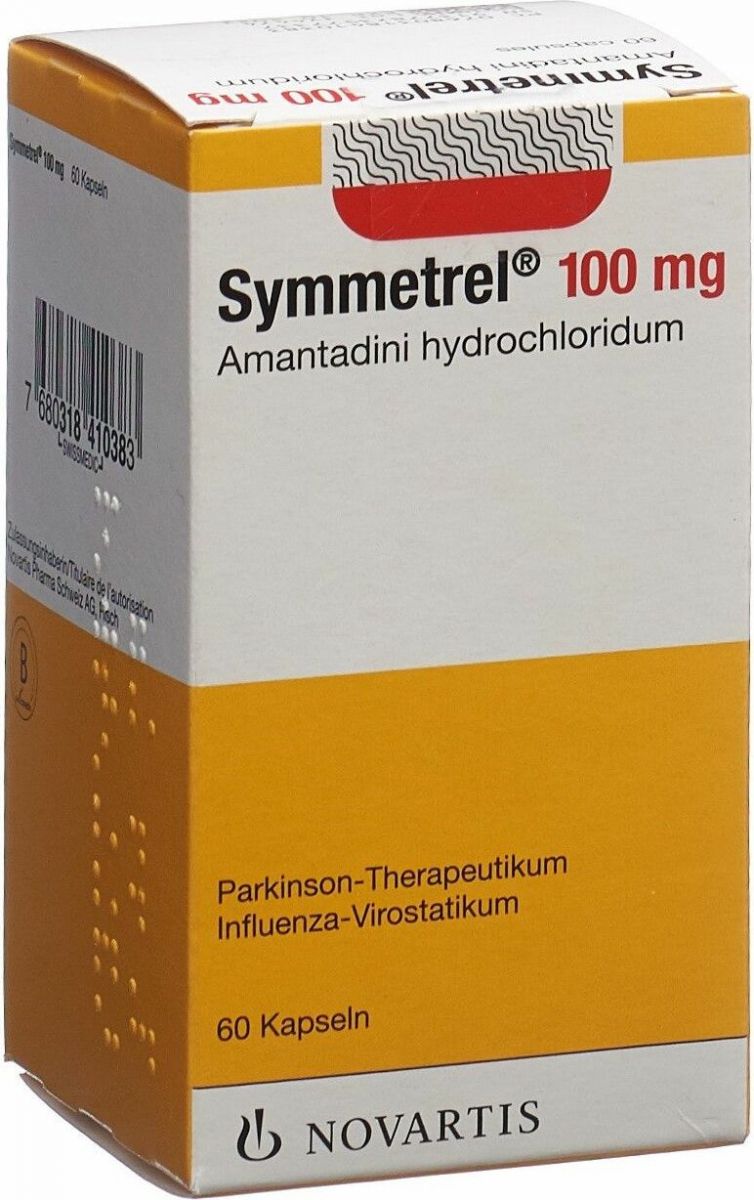 Symmetrel Kapseln 100mg 60 Stück in der Adler Apotheke