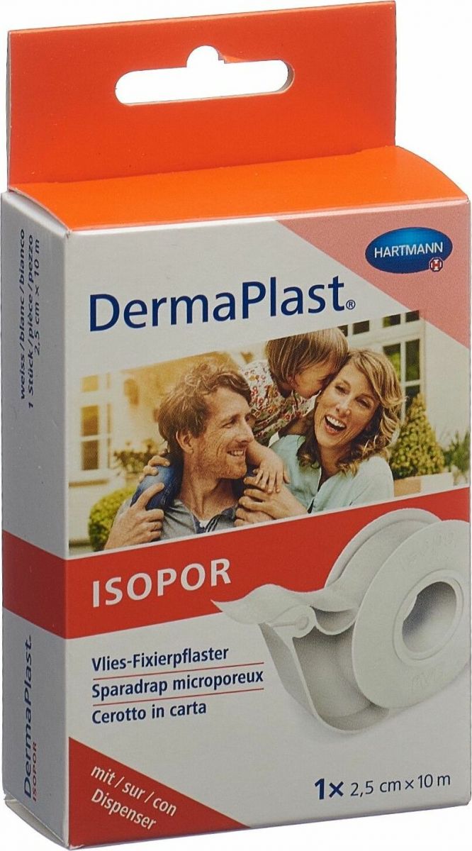 Dermaplast Isopor Fixierpflaster 10mx25cm Weiss Mit Dispenser In Der Adler Apotheke 2338