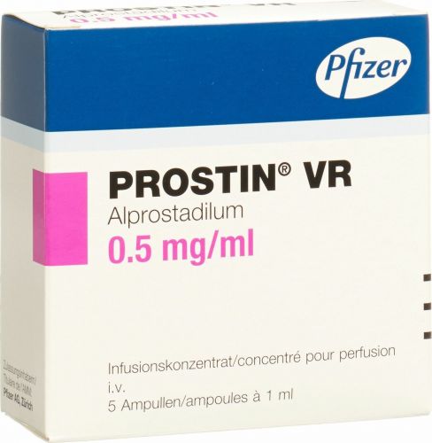 Prostin Vr Infusionskonzentrat 500mcg/ml 5 Ampullen 1ml in der Adler ...