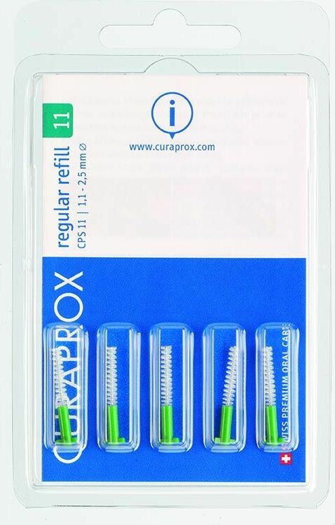 Curaprox 11 Regular Interdental Bürste Grün 5 Stück in der Adler Apotheke