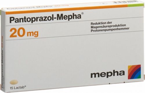 Pantoprazol Mepha Lactabs 20mg 15 Stück in der Adler Apotheke