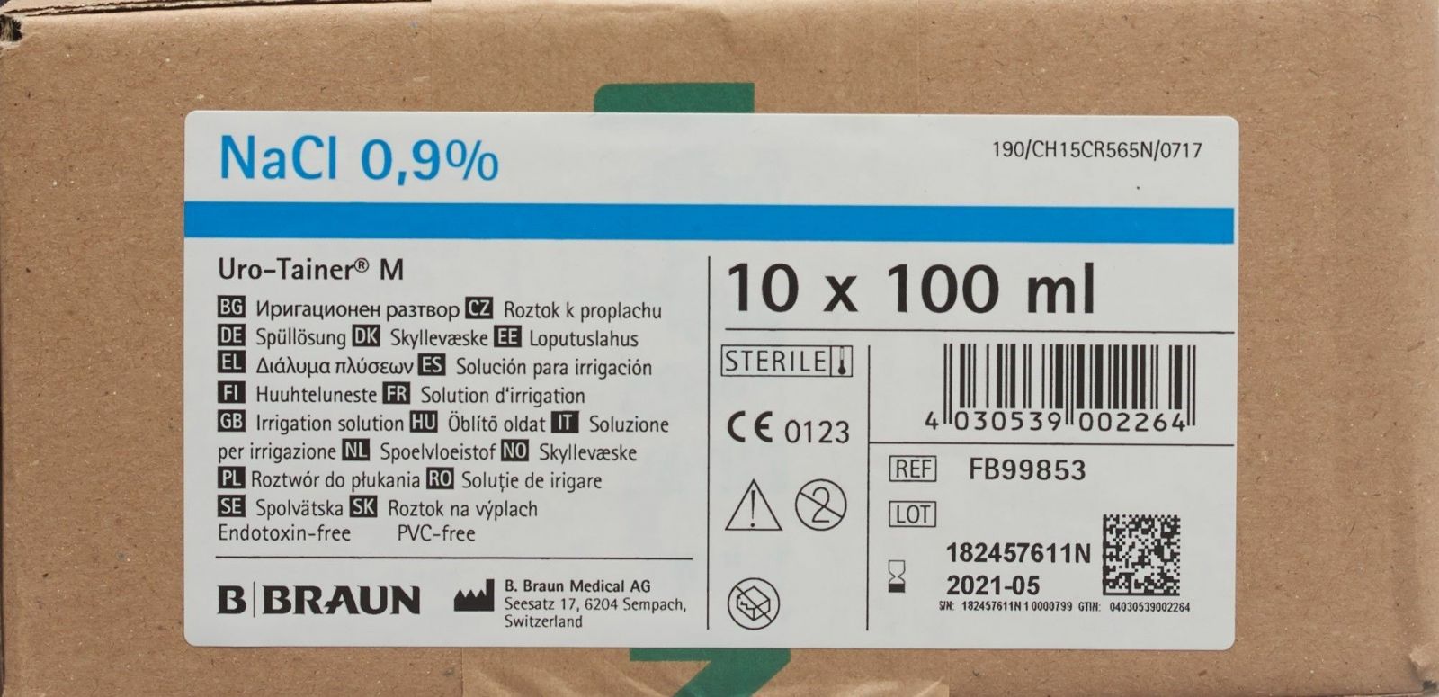 Uro-Tainer M 0,9% NaCl 10x 100ml In Der Adler Apotheke